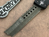 Marfione Custom Combat Troodon Hellhound Razor Nichols Damascus