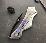 ExtremAddiction Grim Reaper Titanium 3.9" CTS-XHP Copper Backstrap MokuTi Clip
