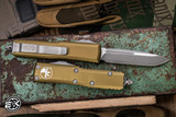 Microtech UTX-85 OD Green OTF Automatic Knife S/E 3\" M390 Apocalyptic Stonewash 231-10APOD