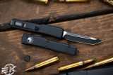 Microtech UTX-70 OTF Automatic Knife 2.4" Tanto Black Tactical 149-1T