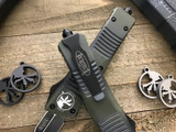 Microtech Combat Troodon Bowie Green Camo Serrated 146-2GC