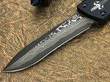 Marfione Combat Troodon Recurve Blue Ringed Hattori Cowry Damascus