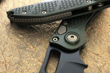 Microtech/Borka Blades Stitch OD Green Auto M390 Black DLC Apocalyptic Serrated 169-2DLCOD