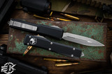 Microtech Ultratech OTF Automatic Knife Black 3.4" Dagger Apocalyptic 122-10AP