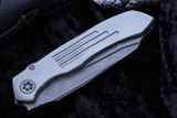 Marfione Custom Anax Titanium Grooved 3.75" Tanto Apocalyptic Prototype