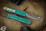 Microtech Ultratech \"Bounty Hunter\" OTF Automatic Knife Boba Fett 3.4\" Tanto Stonewash 123-10BH