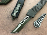 Microtech Combat Troodon Carbon Fiber Green Hellhound Tanto M390 219-1GRBCF