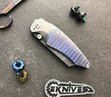 Scorpion 6 Knives Overfall Custom Anodized Damascus