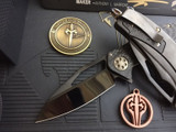 Microtech Marfione Custom Mini Matrix R Carbon Fiber M390 DLC Mirror Polish