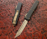 Microtech Ultratech G10/Alloy Black OTF Tanto Bronze 123-13GTBK