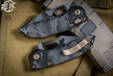 Microtech/Borka Blades Stitch Auto Urban Camo 3.75\" Camo Cerakote Serrated 169-3UCS