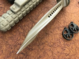 Microtech Jagdkommando Tan Tri-Edge Fixed Blade 105-1TA