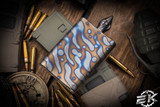 Marfione Custom Blood & Iron Short Flask Flamed Titanium, Spike Cap w/ Tritium Inserts, 18 Yr Jameson