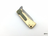 Chaves Customized Brass Friction Folder Green Skull Clip