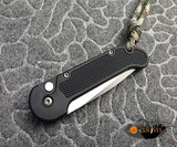 MICROTECH MINI UDT 2.3" BLACK PLAIN 155-1