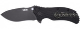 ZERO TOLERANCE 0300 BLACK ASSISTED PLAIN BLADE ZT0300