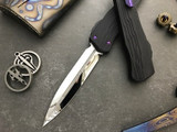 Marfione Cypher Black Alloy Purple Haze Accents DE Mirror Polish M390