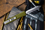 Microtech Ultratech Spartan OTF Automatic Knife OD Green 3.4\" Satin 223-4OD