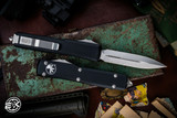 Microtech Ultratech Black OTF Automatic Knife 3.4\" Dagger Stonewash 122-10