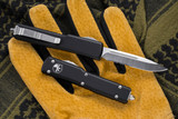 Microtech UTX-70 OTF Automatic Knife 2.4\" Drop Point Satin Serrated 148-5