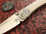 Borka Blades SBTF Titanium Metallic Crest Logo Tanto M390 Satin