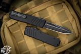 Guardian Tactical RECON-035 Black OTF 3.3" Drop Point Dark Stonewash 93611