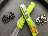 Microtech Ultratech Zombie Tech OTF Tanto Bead Blast Serrated 123-8Z