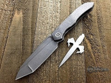 Microtech Marfione Anax Custom Integral Apocalyptic Stonewash