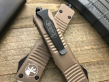 Microtech Combat Troodon Tan OTF D/E DLC 142-1DLCTA