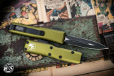 Microtech UTX-85 OTF Automatic Knife OD Green 3.1" Dagger Black 232-1OD