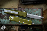Microtech UTX-85 OTF Automatic Knife 3\" Apocalyptic Tanto Serrated 233-11APOD 