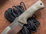 Jonathan McNees Green Micarta Fixed Blade CPM154 Satin