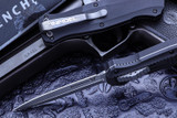 Benchmade Infidel OTF Automatic Knife Black 3.91\" Dagger Satin 3300