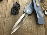 Microtech Combat Troodon Gray DE Bronze Serrated142-14GY