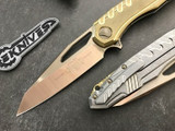 Microtech Sigil MK6 Brass/Titanium SE Bronze Satin 196-13BR
