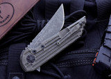 Jake Hoback/Alphahunter Tactical "Warback" Tumbled Orange Peel Titanium Serial 1 of 4