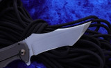 Jonathan McNees "Unnamed" Prototype Timascus Clip Tanto Hand Rubbed Satin 2018