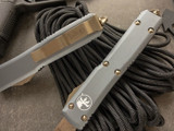 Microtech Ultratech Gray OTF Automatic Knife Bayonet 3.4" Bronze 120-13GY