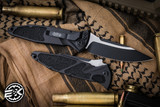 Microtech Socom Elite Automatic Black Aluminum 4\" Clip Point Black 160A-1T