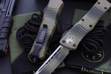 Microtech Combat Troodon Tan Camo OTF Tanto M390 144-1TC