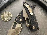 Microtech Stitch Auto Borka Blades Bronze Apocalyptic Full Serrated M390 169-15