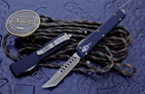 Microtech UTX-70 Black OTF Hellhound Tanto M390 Bronze 419-13