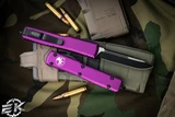 Microtech Ultratech OTF Automatic Knife Violet 3.4\" Drop Point Black 121-1VI