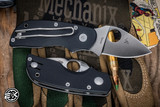 SPYDERCO CHICAGO 2 LINER LOCK BLACK G10 2\" BD1N SATIN C130GP
