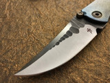 Borka Blades SBKF Blue Anodized Titanium Satin M390 2018 Blade Show