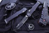 Microtech Halo 6 VI OTF Tanto Black M390 Serrated 250-2 Sheath Included