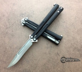 Microtech Tachyon III Balisong SE Stonewash 173-10