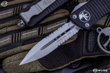 Microtech Troodon OTF Automatic Knife D/E 3" Dagger Satin Serrated 138-5
