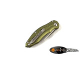 BROUS BLADES BIONIC OD GREEN KNIFE 3" D2 SATIN