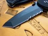 Emerson Knives CQC7 Flipper Tanto Black 3.3" S35VN Serrated BTS